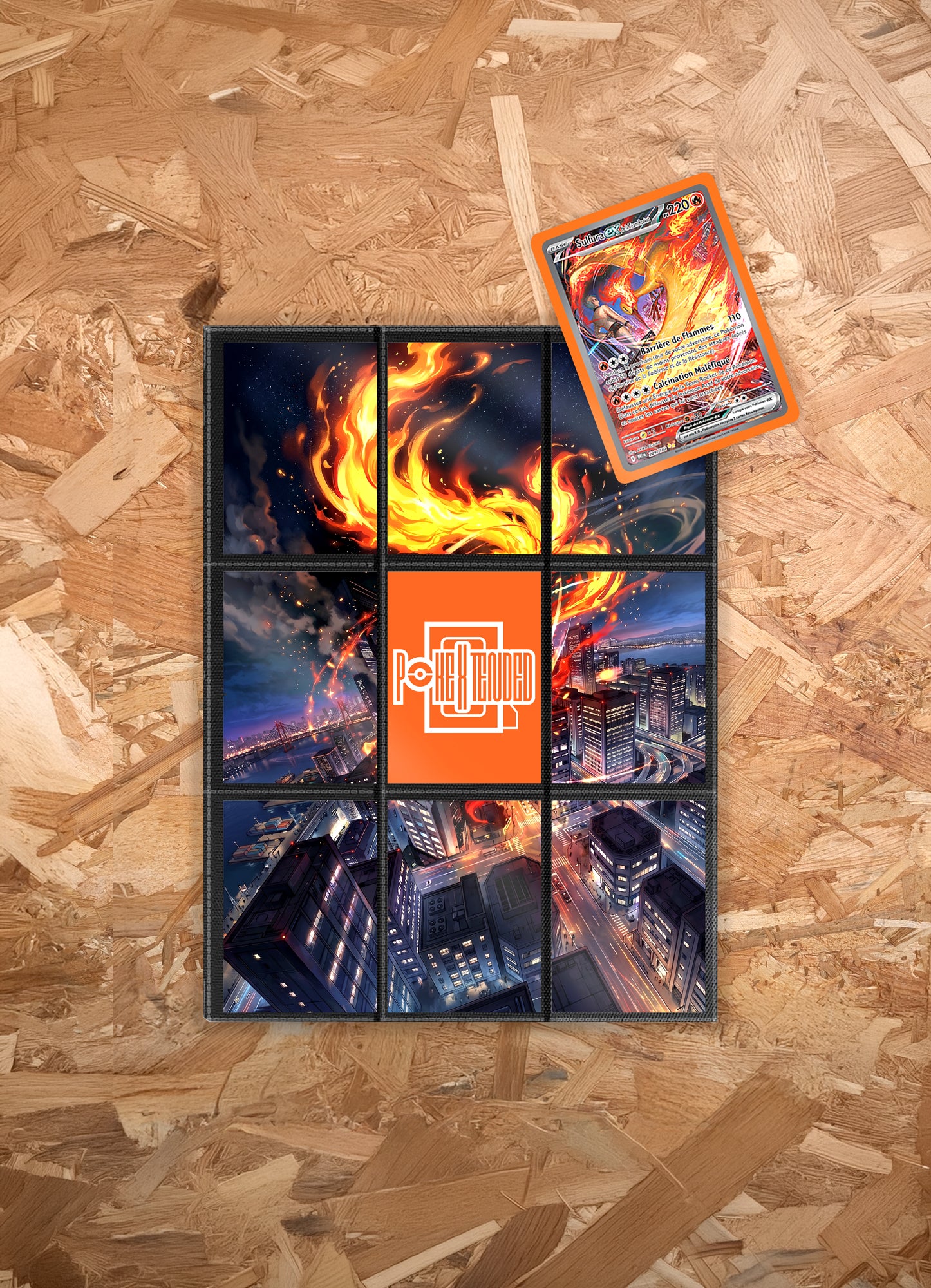 Extended Art Binder — Sulfura ex de la Team Rocket (sv10 124)