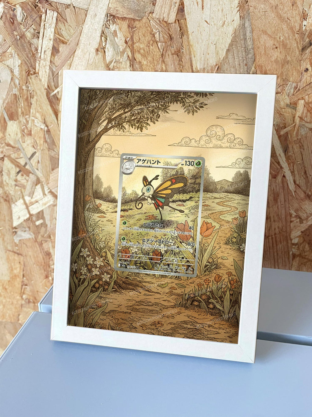 Pokemon frame ASC 219 /m2a 194 / Charmillon / Beautifly