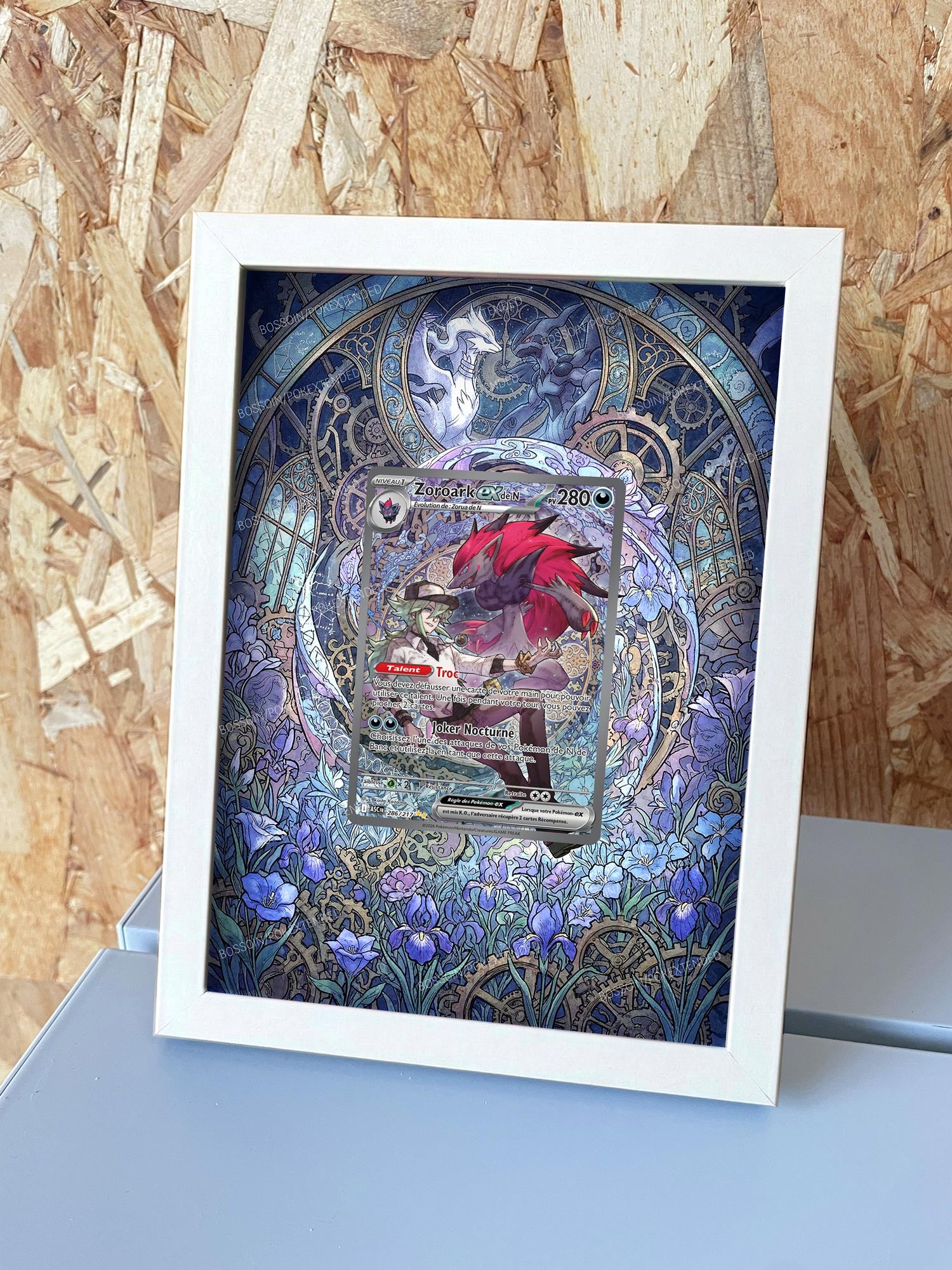 Pokemon frame ASC 286 / m2a 242 / N's Zoroark ex / N's Zoroark