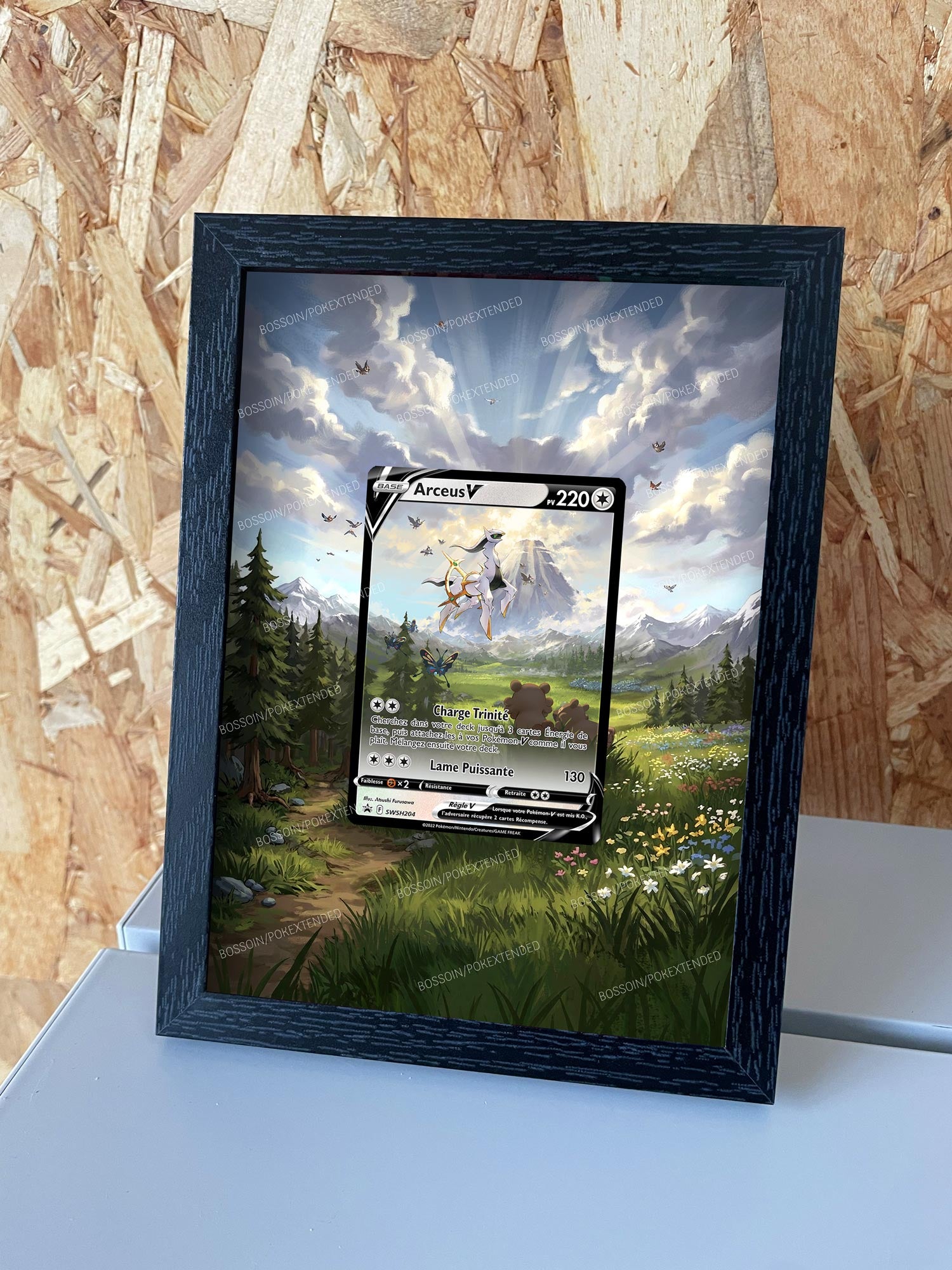 Pokemon SWSH 204 / S-P 267 / Arceus V / SWSH Black Star Promos Frame