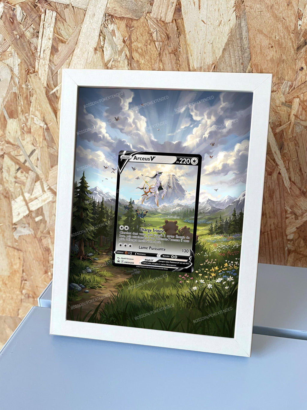 Pokemon SWSH 204 / S-P 267 / Arceus V / SWSH Black Star Promos Frame