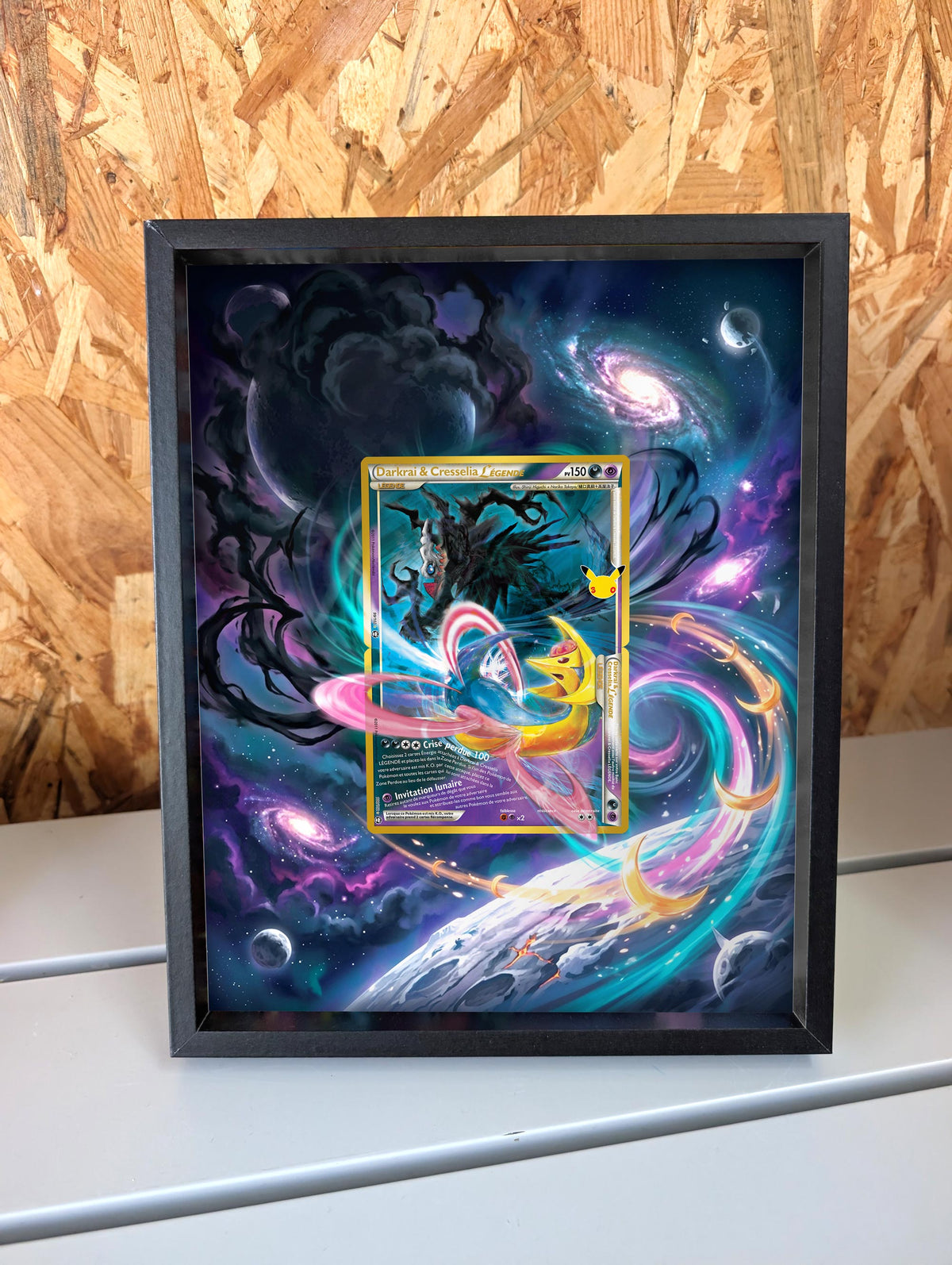 Cadre Pokemon Darkrai & Cresselia LÉGENDE (30C TM 99) (30C TM 100) / (m6a 152) (m6a 151)