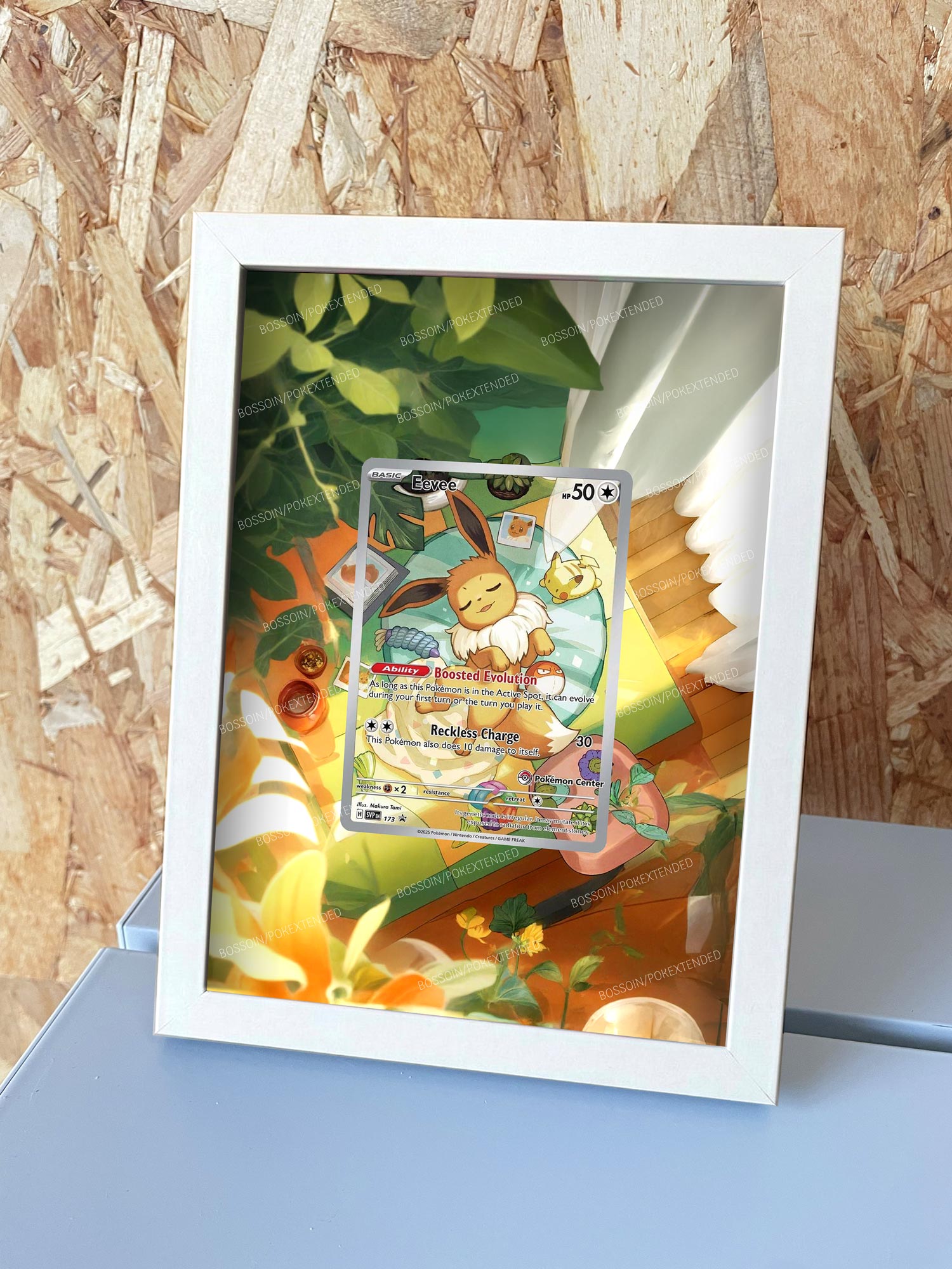 Pokemon Frame / Eevee SVP173 Prismatic Evolutions / Prismatic Evolution / Eevee Promo