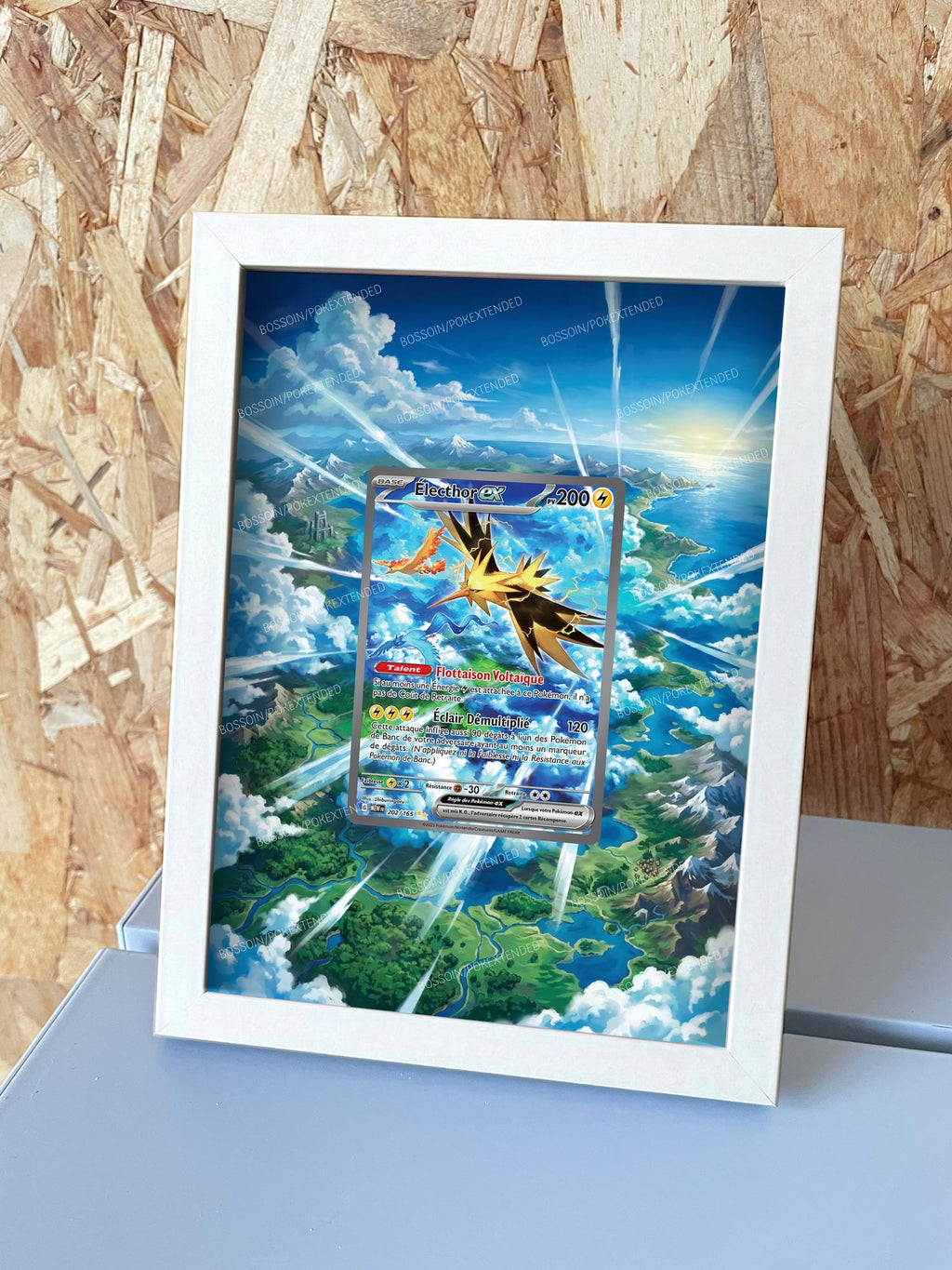 Cadre Pokemon 151 SV2A 204/165 or 202/165 Zapdos Ex / Electhor Ex