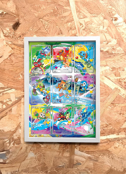 Pokémon 30th Anniversary Frame – First Partner Collection Series 1 (20x30 cm)