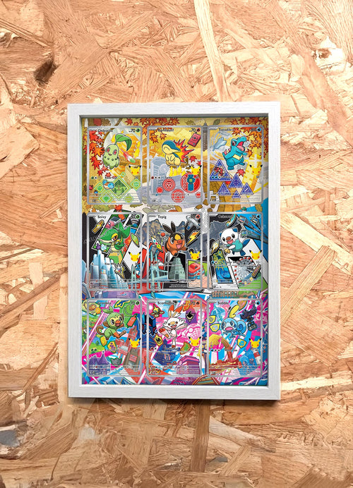 Pokémon 30th Anniversary Frame – First Partner Collection Series 1 (20x30 cm)