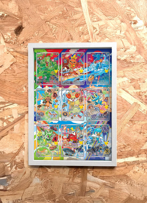 Cadre Pokémon 30 ans – Collection Premiers Partenaires Série 3 (20x30 cm)