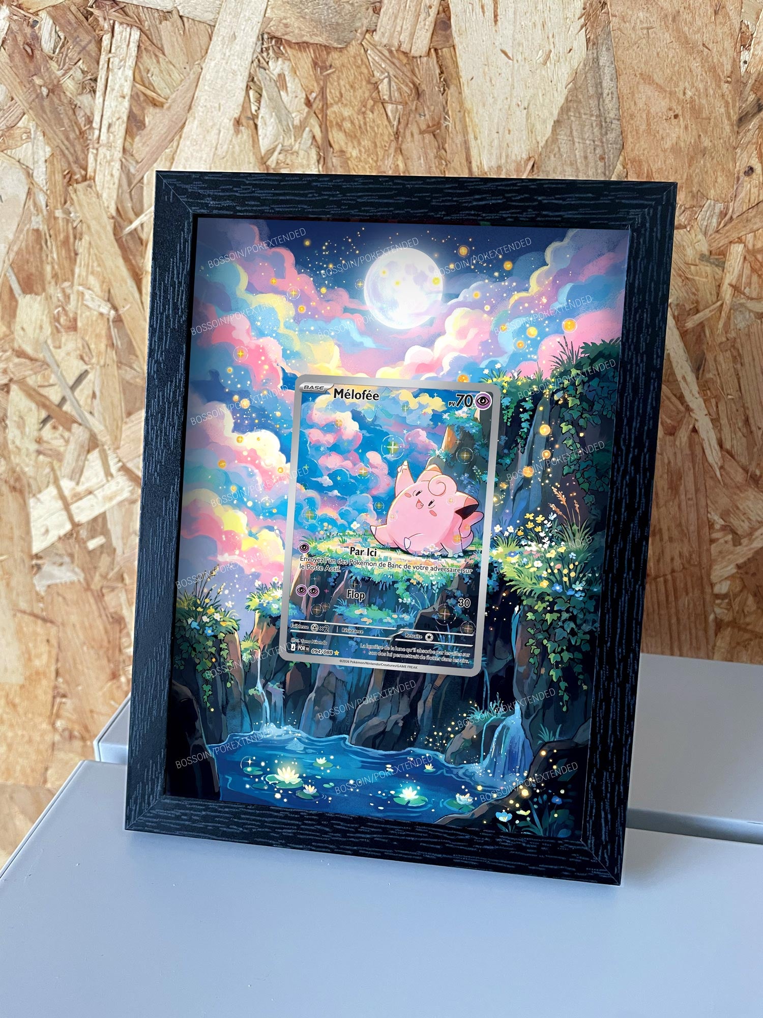 Pokemon Frame POR 094 / m3 086 / Mélofée / Clefairy