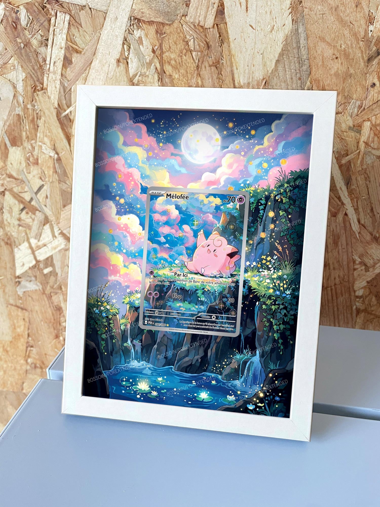 Pokemon Frame POR 094 / m3 086 / Mélofée / Clefairy