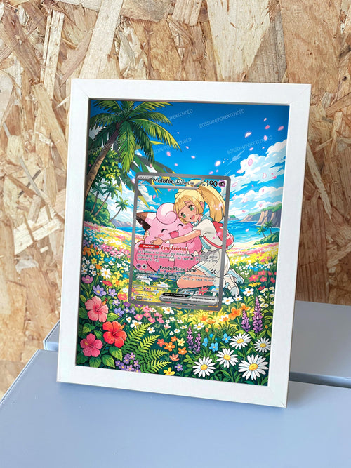 Cadre Pokemon  ASC 280 / Mélofée ex de Lilie / Lillie's Clefairy ex
