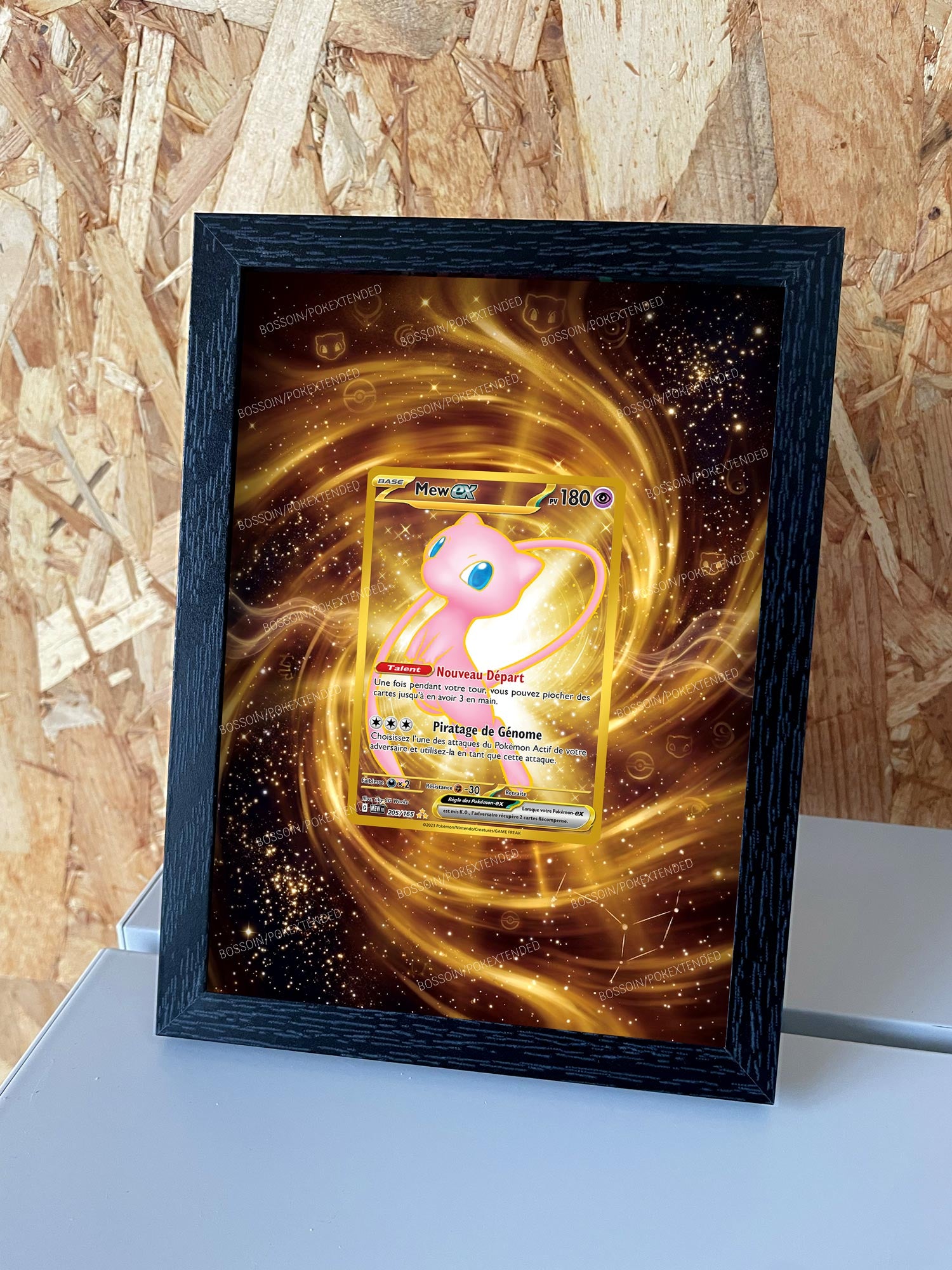 Cadre Pokemon 151 / MEW 205 / sv2a 208 / Mew Gold