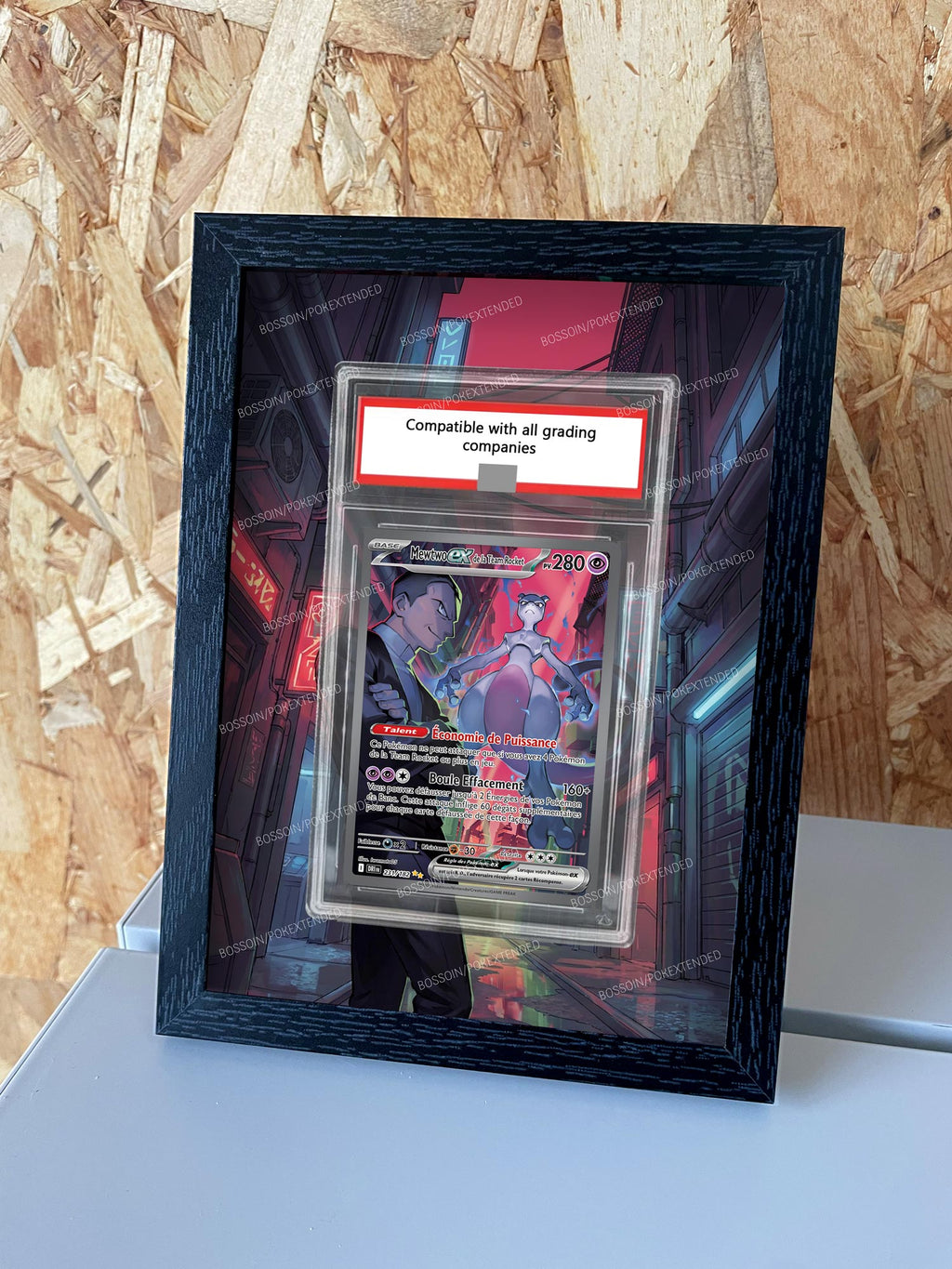 Cadre Pokemon DRI 231 / sv10 125 / Mewtwo de la Team Rocket