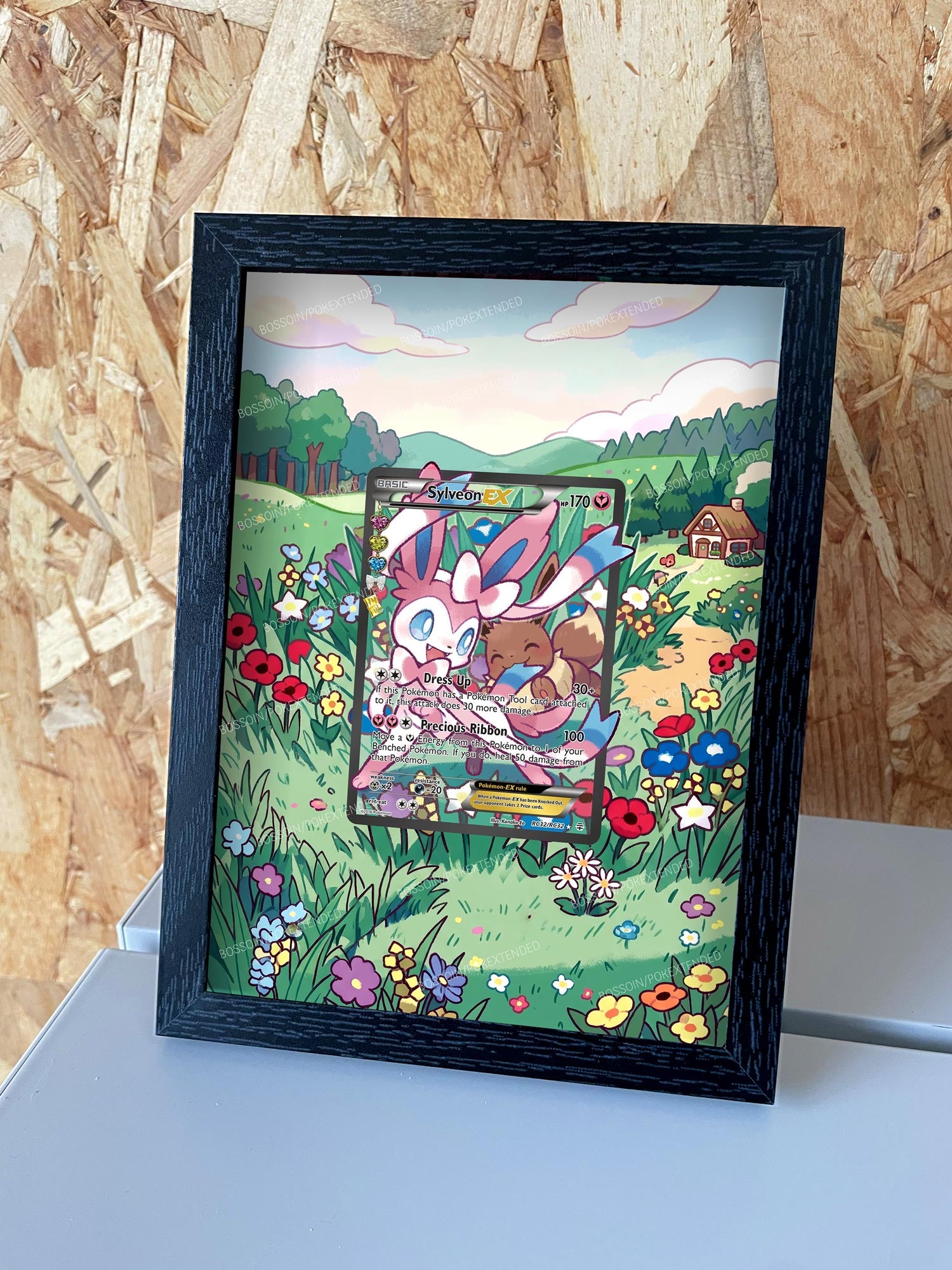 Pokemon Card Frame GEN RC32 / CP3 026 / Nymphali ex / Sylveon ex
