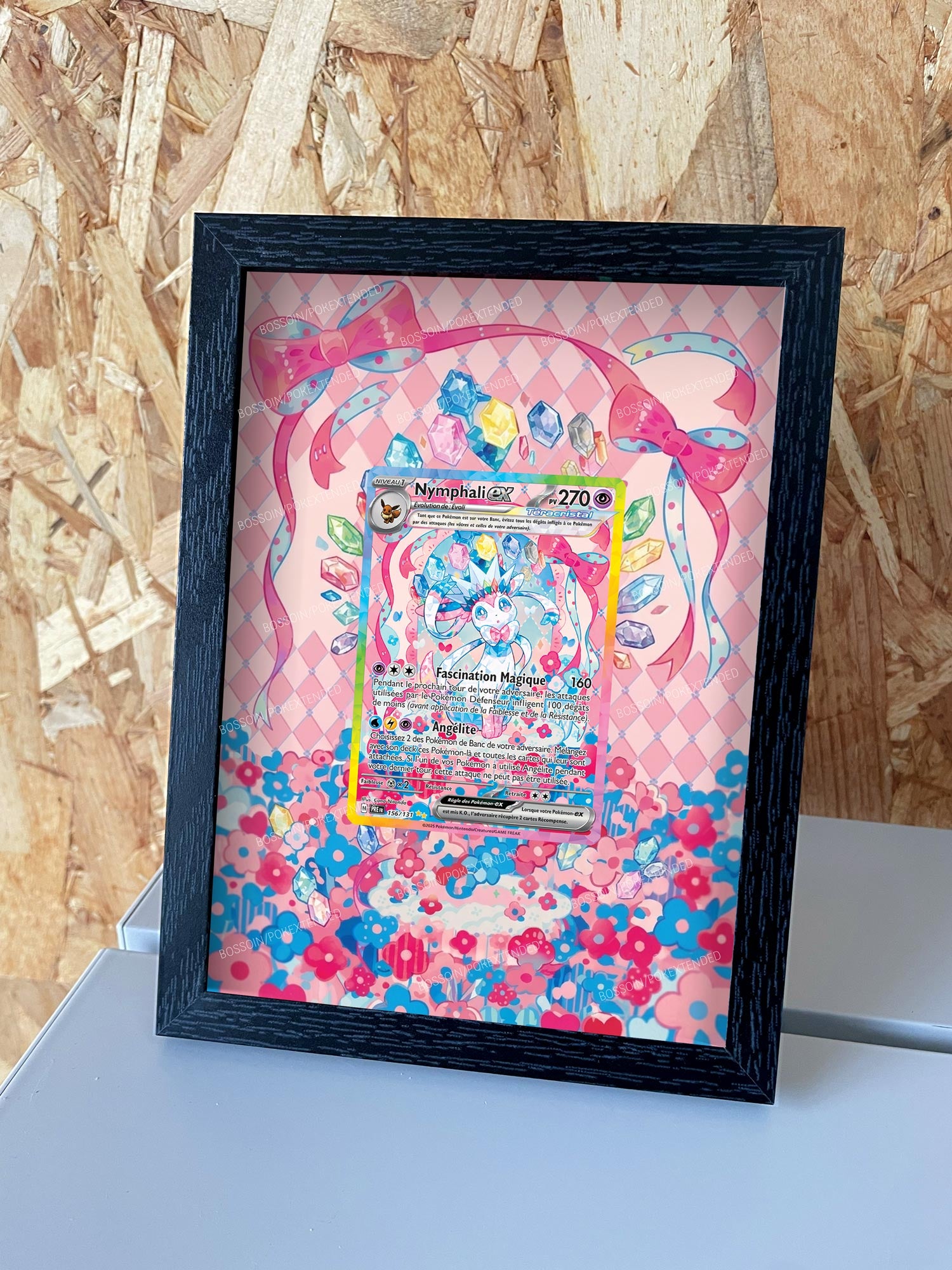 Pokemon Frame PRE 041 / sv8a 069 / Nymphali ex / Sylveon ex