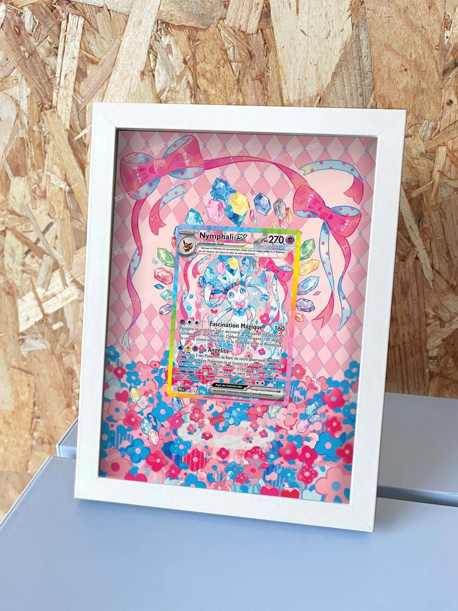 Pokemon Frame PRE 041 / sv8a 069 / Nymphali ex / Sylveon ex