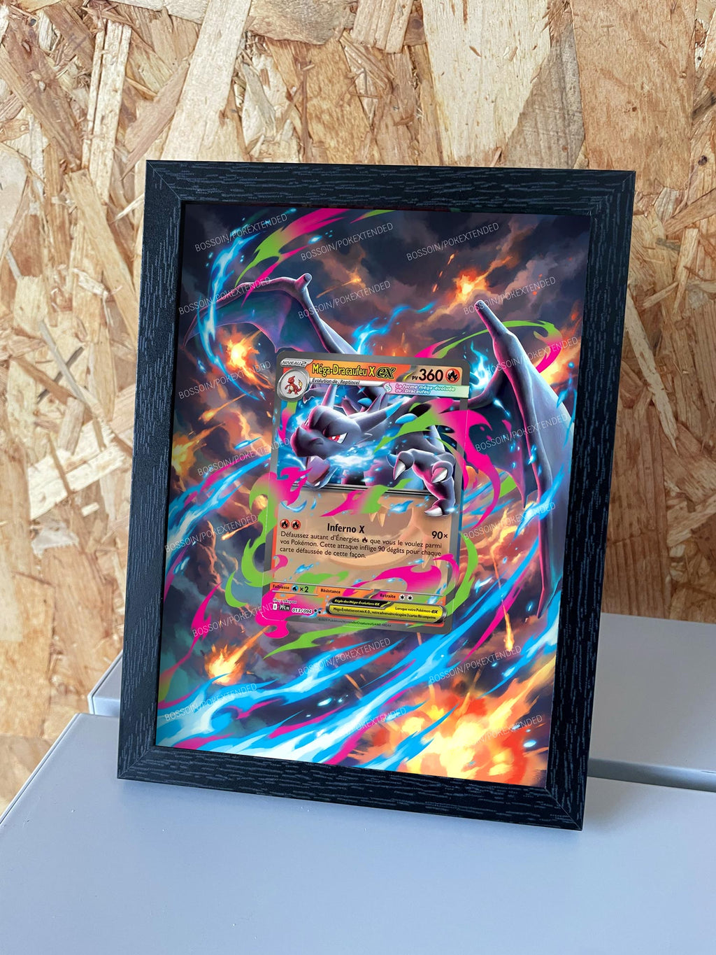 Cadre Pokemon PFL 013 / m2 013 / Mega Dracaufeu X ex / Mega Charizard X ex