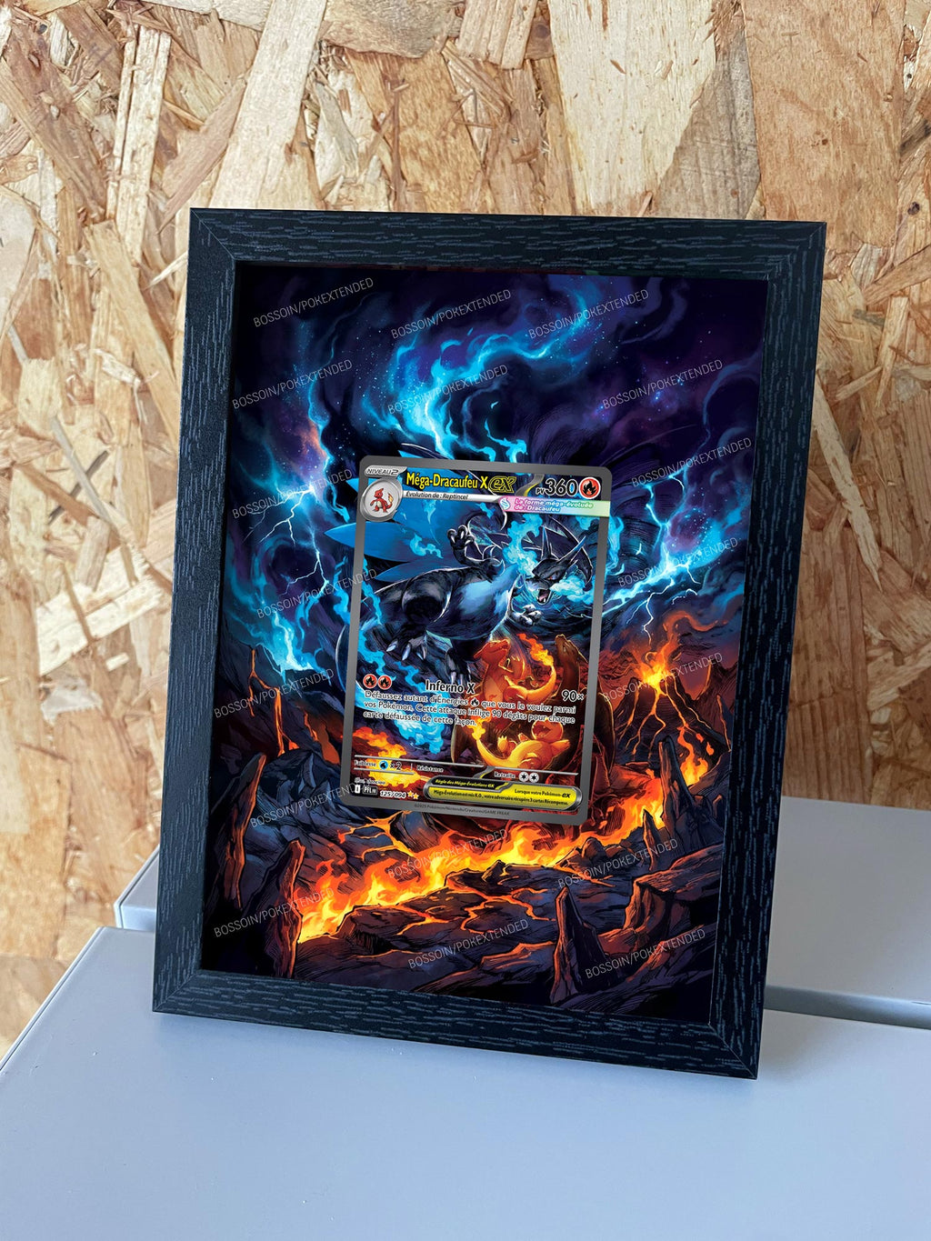 Pokemon Frame PFL 125 / m2 110 / Mega Dracaufeu X ex / Mega Charizard X ex