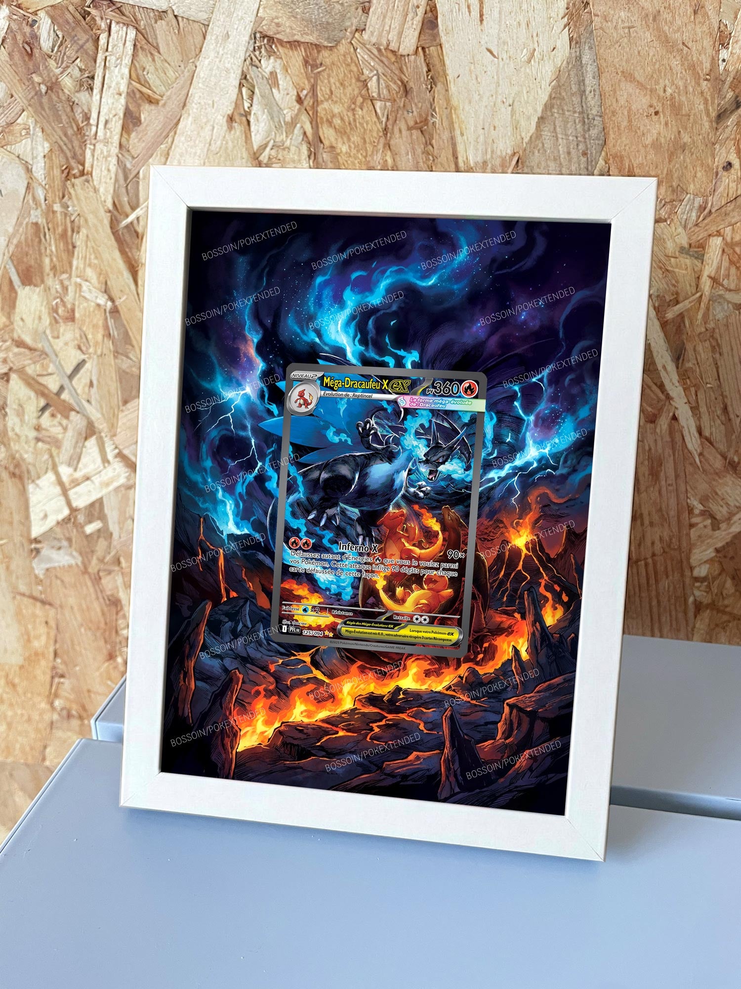 Pokemon Frame PFL 125 / m2 110 / Mega Dracaufeu X ex / Mega Charizard X ex