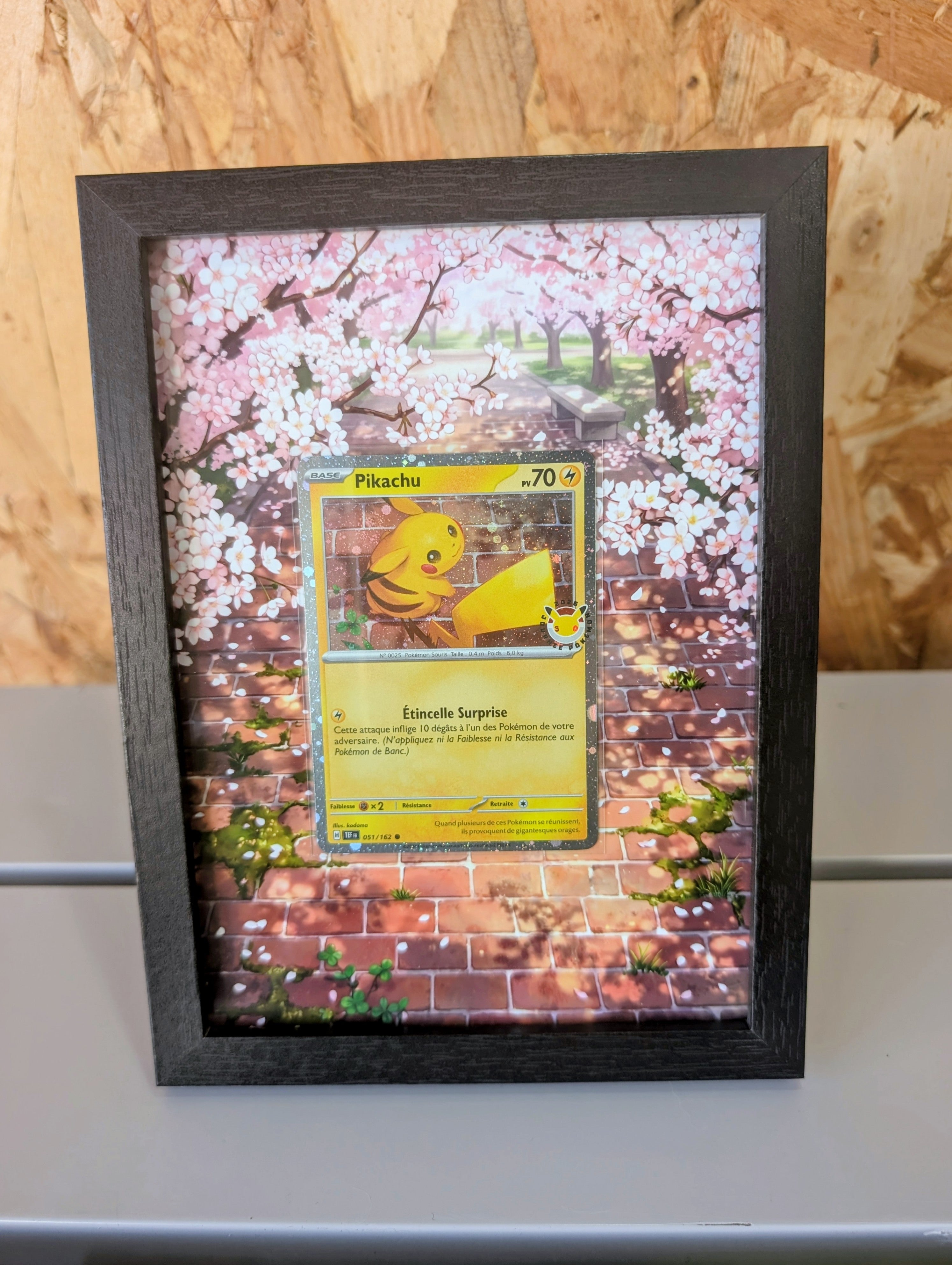 Pokémon Frame TEF 051 / 30 years / Pikachu + Card included [EN]