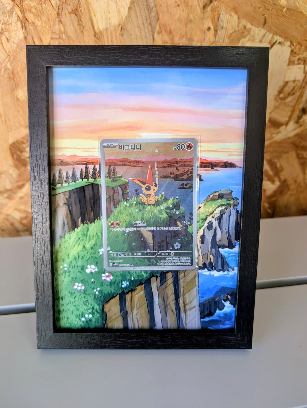 Pokemon Frame sv11B 097 / Black Bolt / Foudre Noir / SVP 208 / Victini + Included Card [KR]