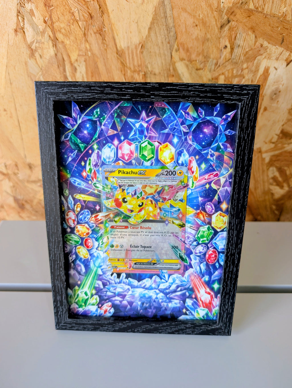 Cadre Pokemon ASC 057 / Pikachu + Carte incluse [FR]