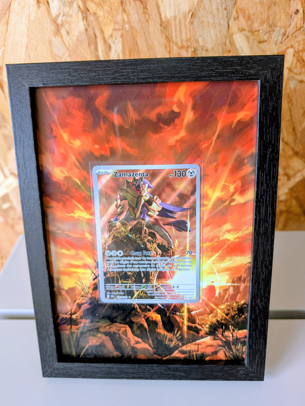 Cadre Pokemon DRI 201 / Zamazenta + Carte incluse [FR]