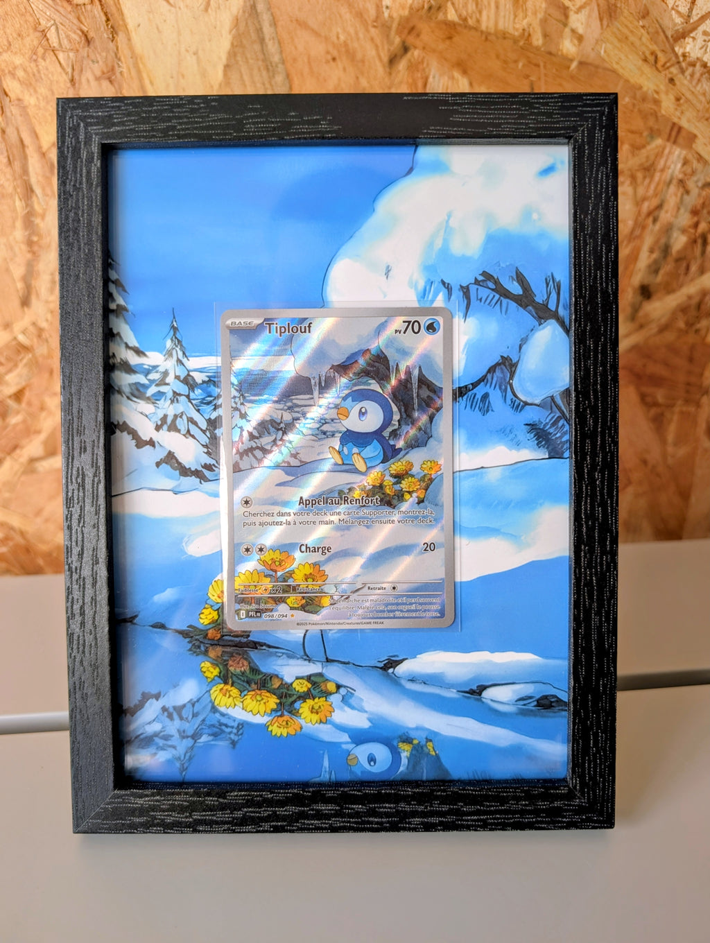 Cadre Pokemon PFL 098 / Tiplouf + Carte incluse [FR]
