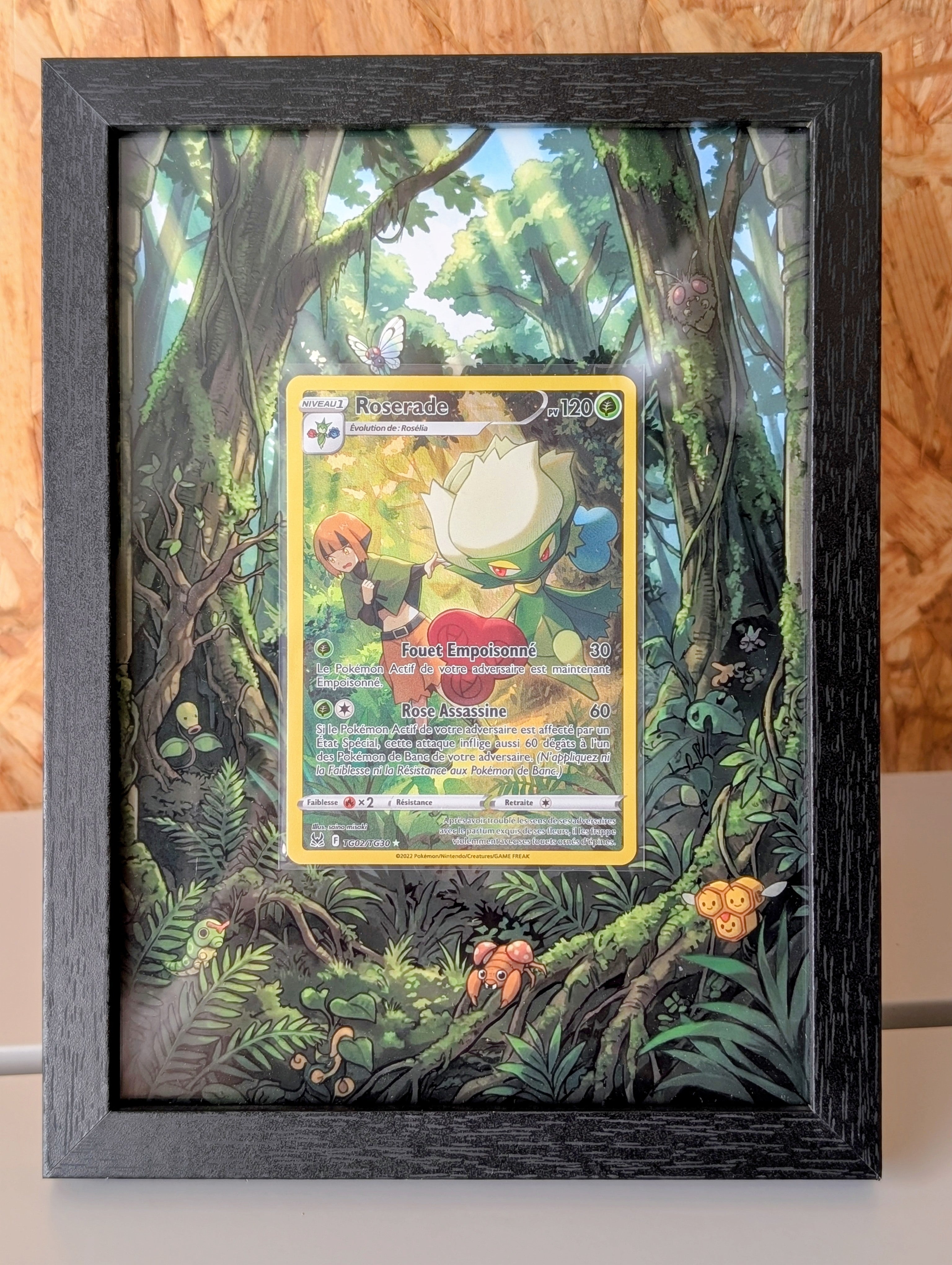 Cadre Pokemon TG02 / Roserade + Carte incluse [FR]