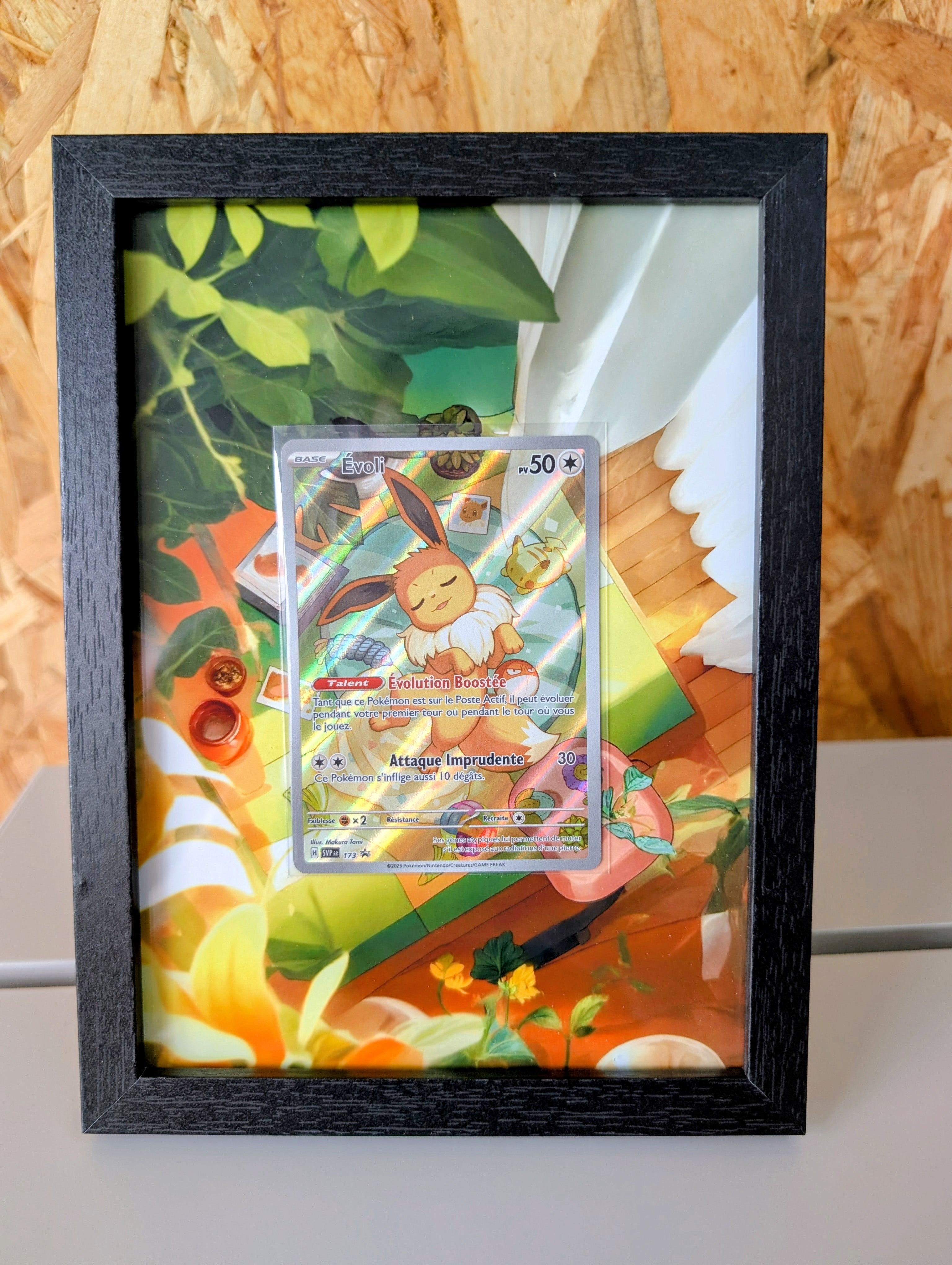 Cadre Pokemon SVP 173 / Evoli + Carte incluse [FR]