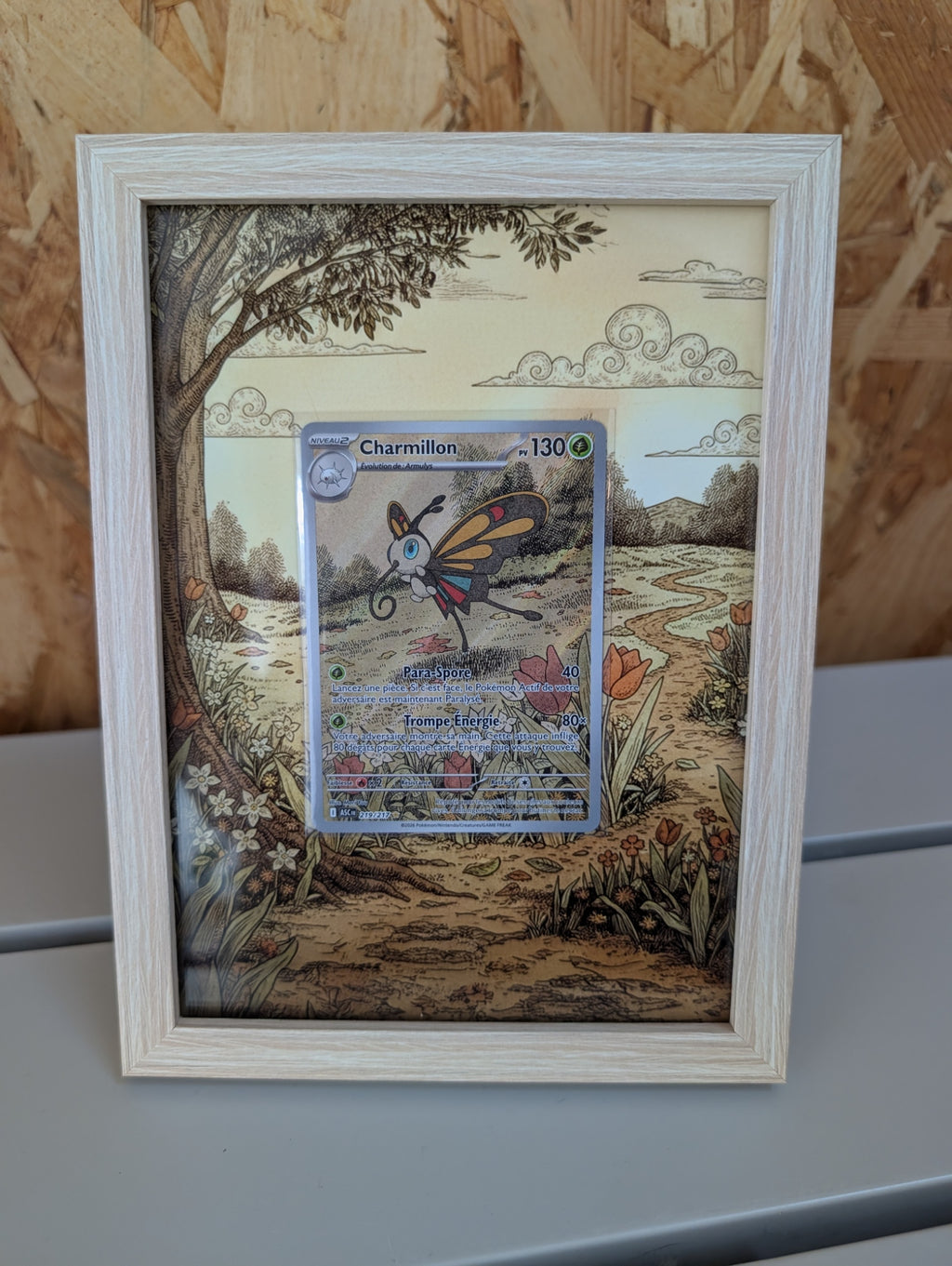 Pokemon Frame JTG 167 / sv9 109 / N's Reshiram + Card included [KR]