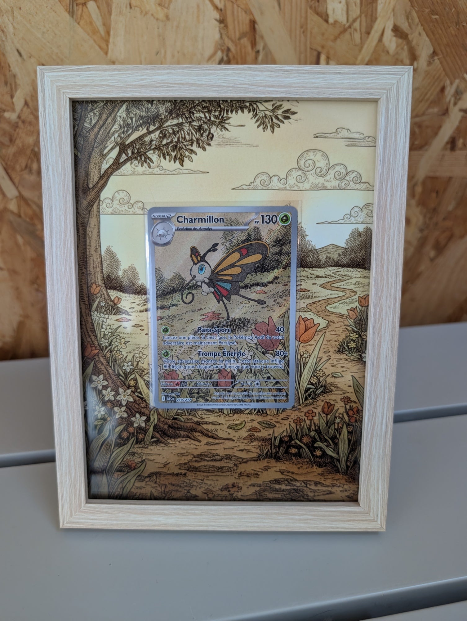 Pokemon Frame JTG 167 / sv9 109 / N's Reshiram + Card included [KR]