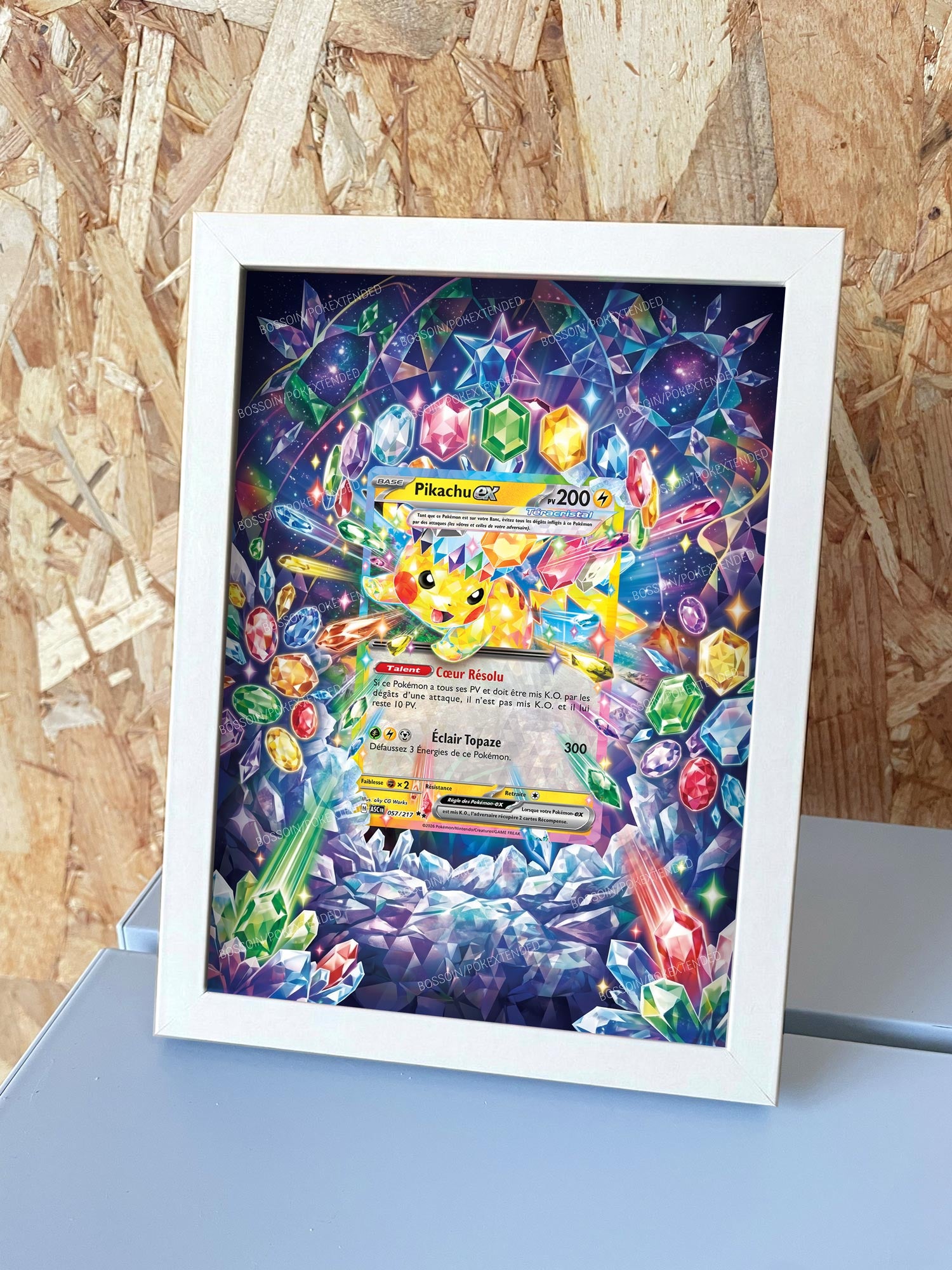 Cadre Pokemon ASC 057 / m2a 044 / Pikachu ex