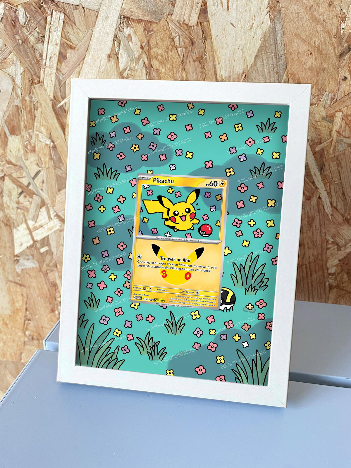 Cadre Pokémon Pikachu 029 30ans anniversaire (07/30)