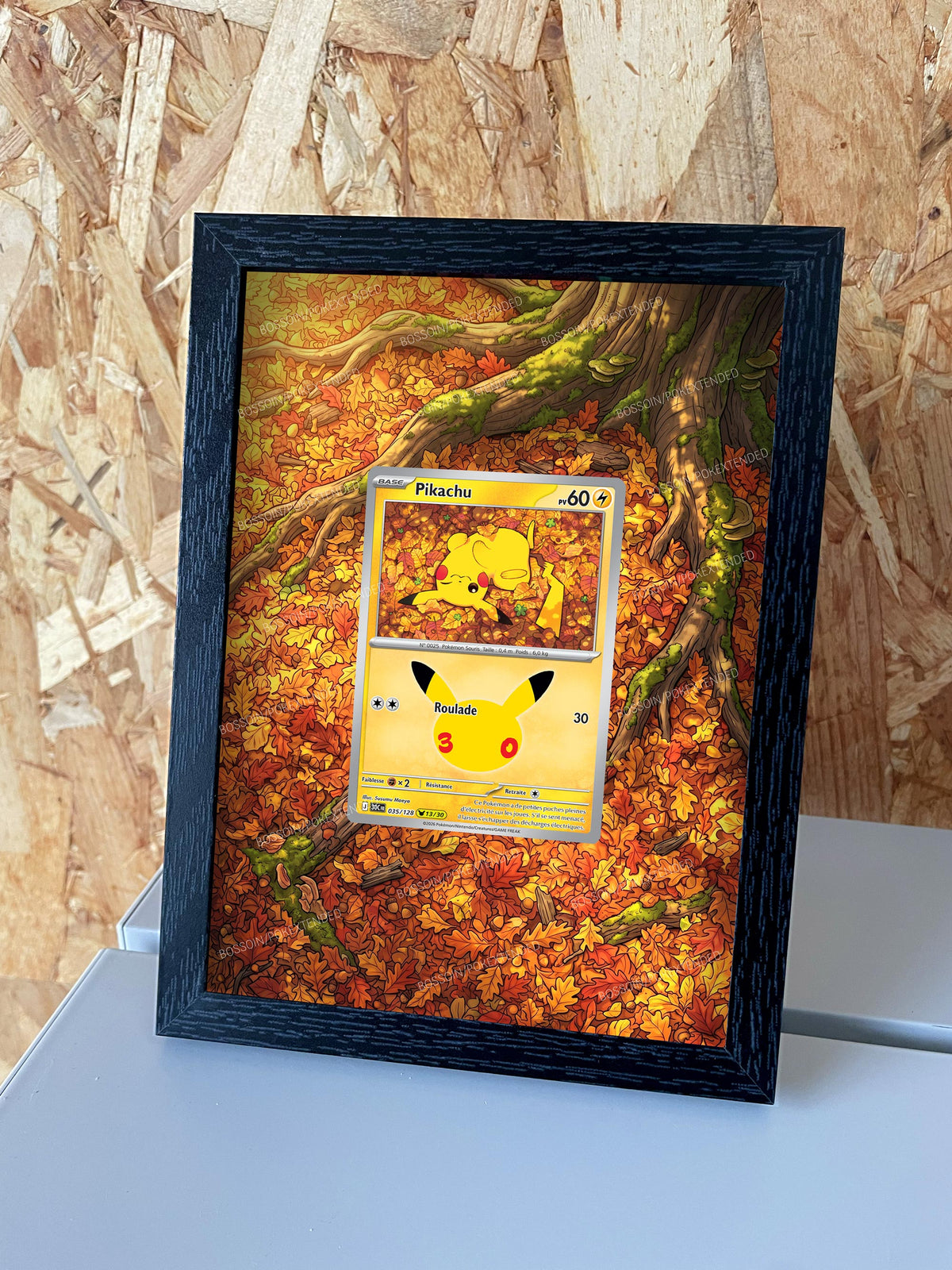 Cadre Pokémon Pikachu 035 30ans anniversaire (13/30)