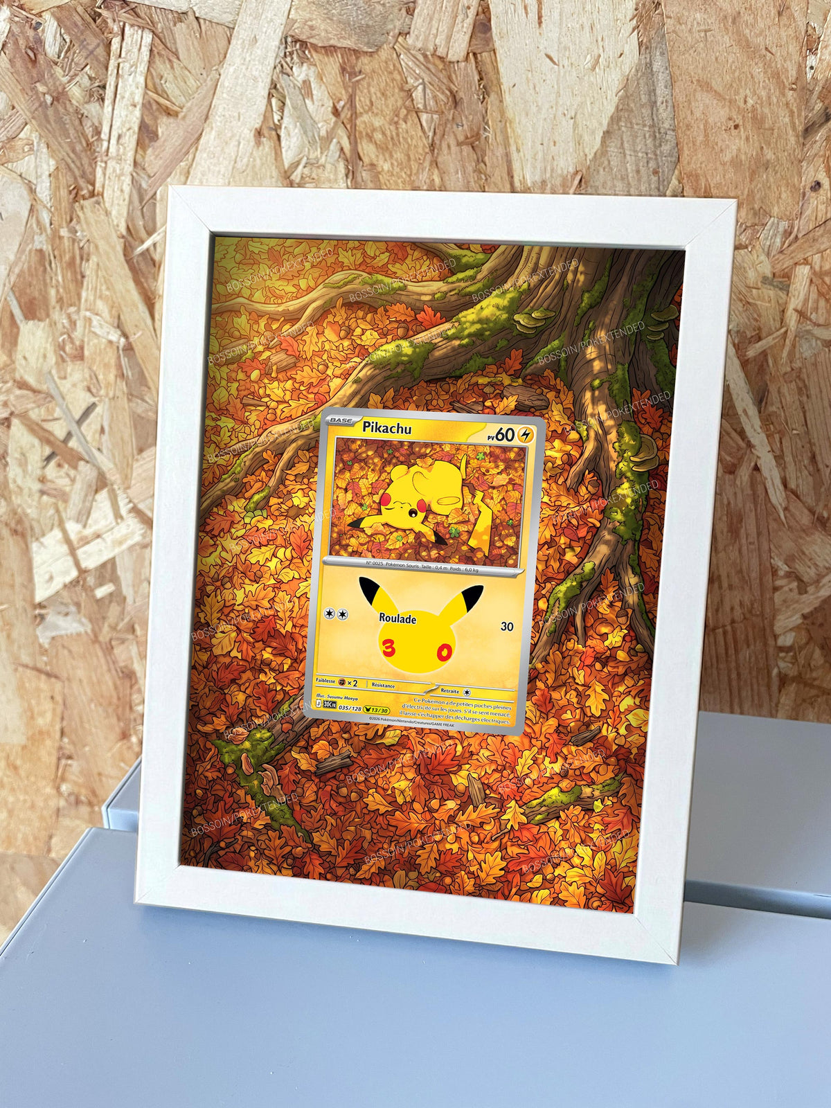 Cadre Pokémon Pikachu 035 30ans anniversaire (13/30)