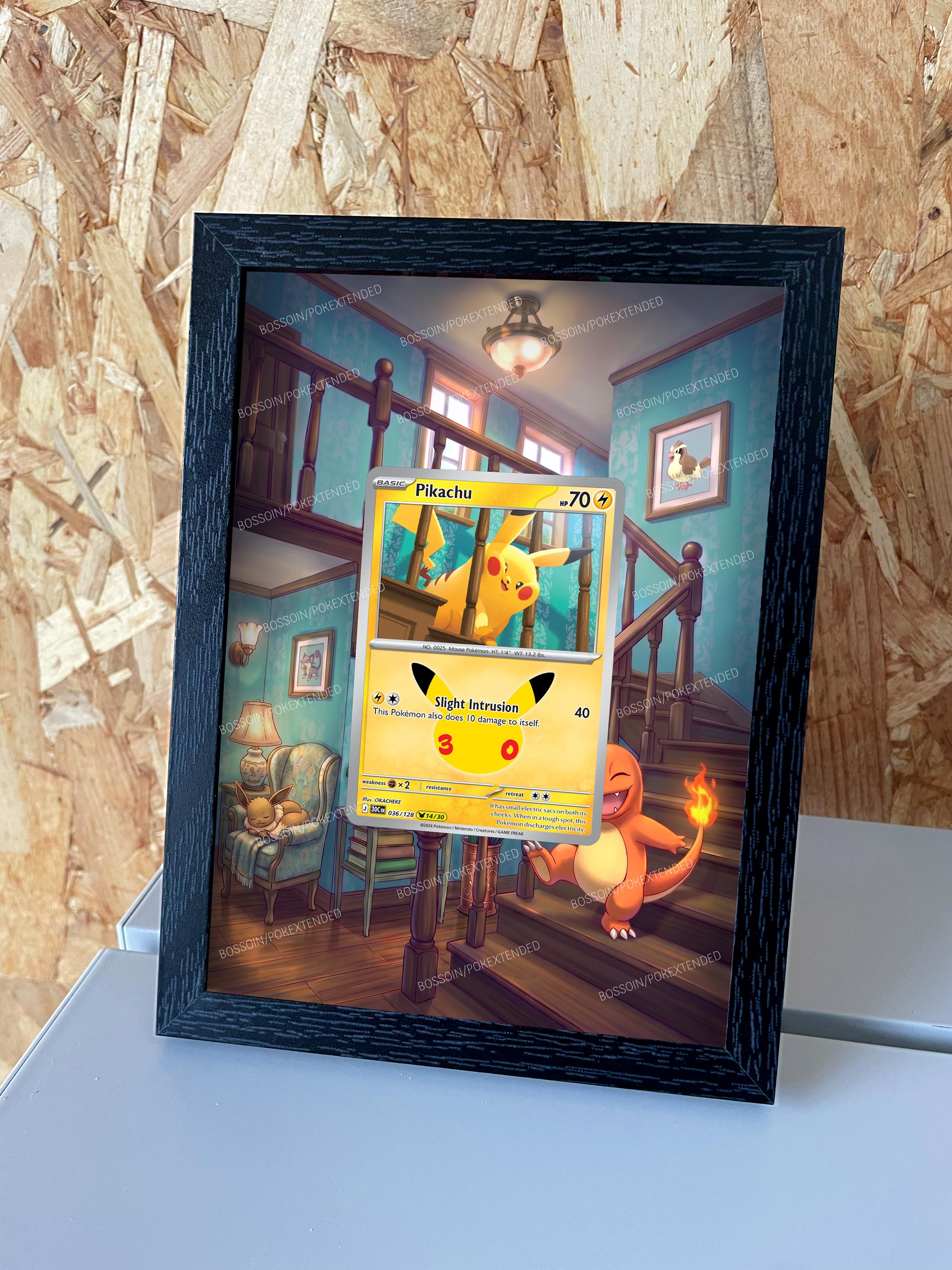 Cadre Pokémon Pikachu 036 30ans anniversaire (14/30)