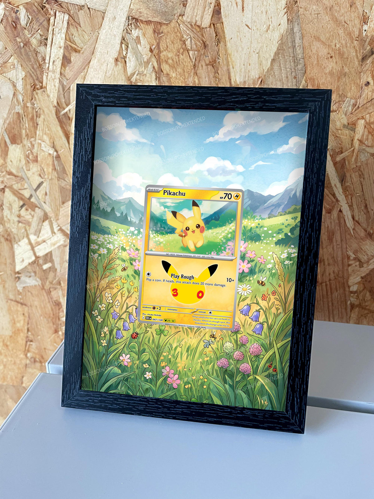 Cadre Pokémon Pikachu 047 30ans anniversaire (25/30)