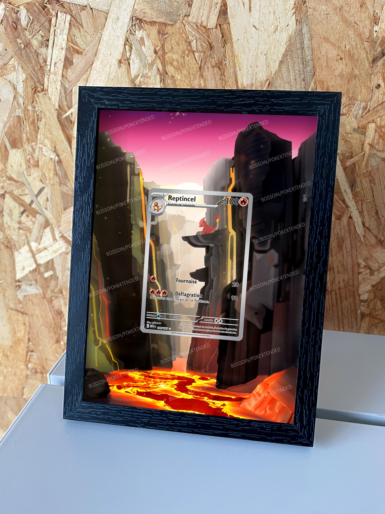 Cadre Pokemon 151 SV2A 169/165 Charmeleon / Reptincel