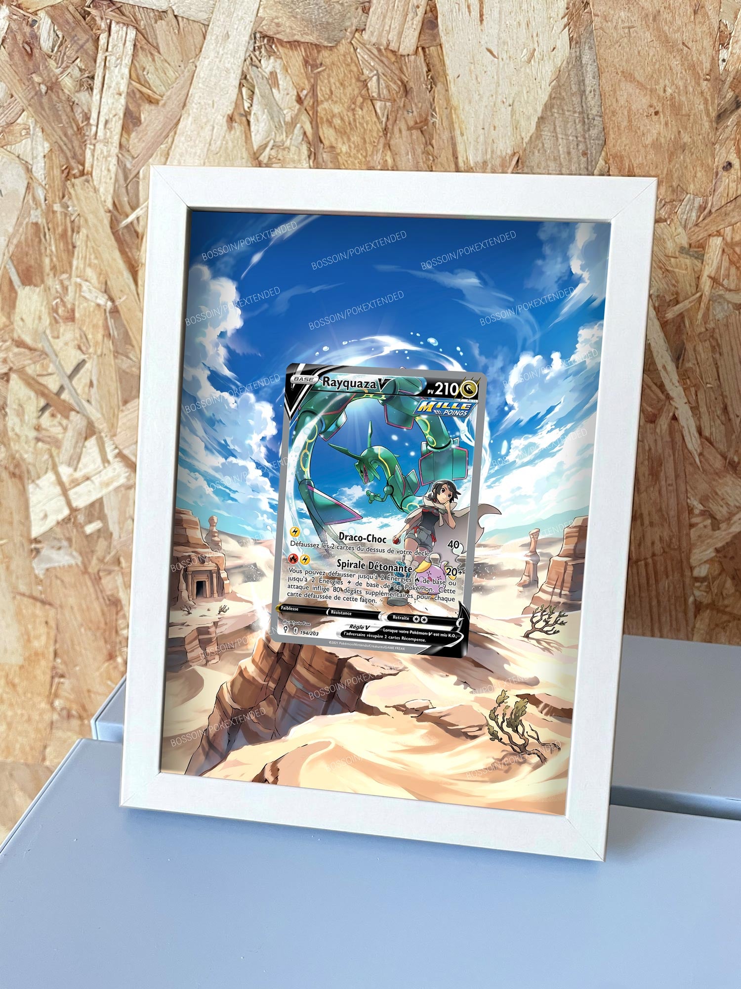 Pokémon Frame EVS 194 / s7R 076 / Rayquaza V