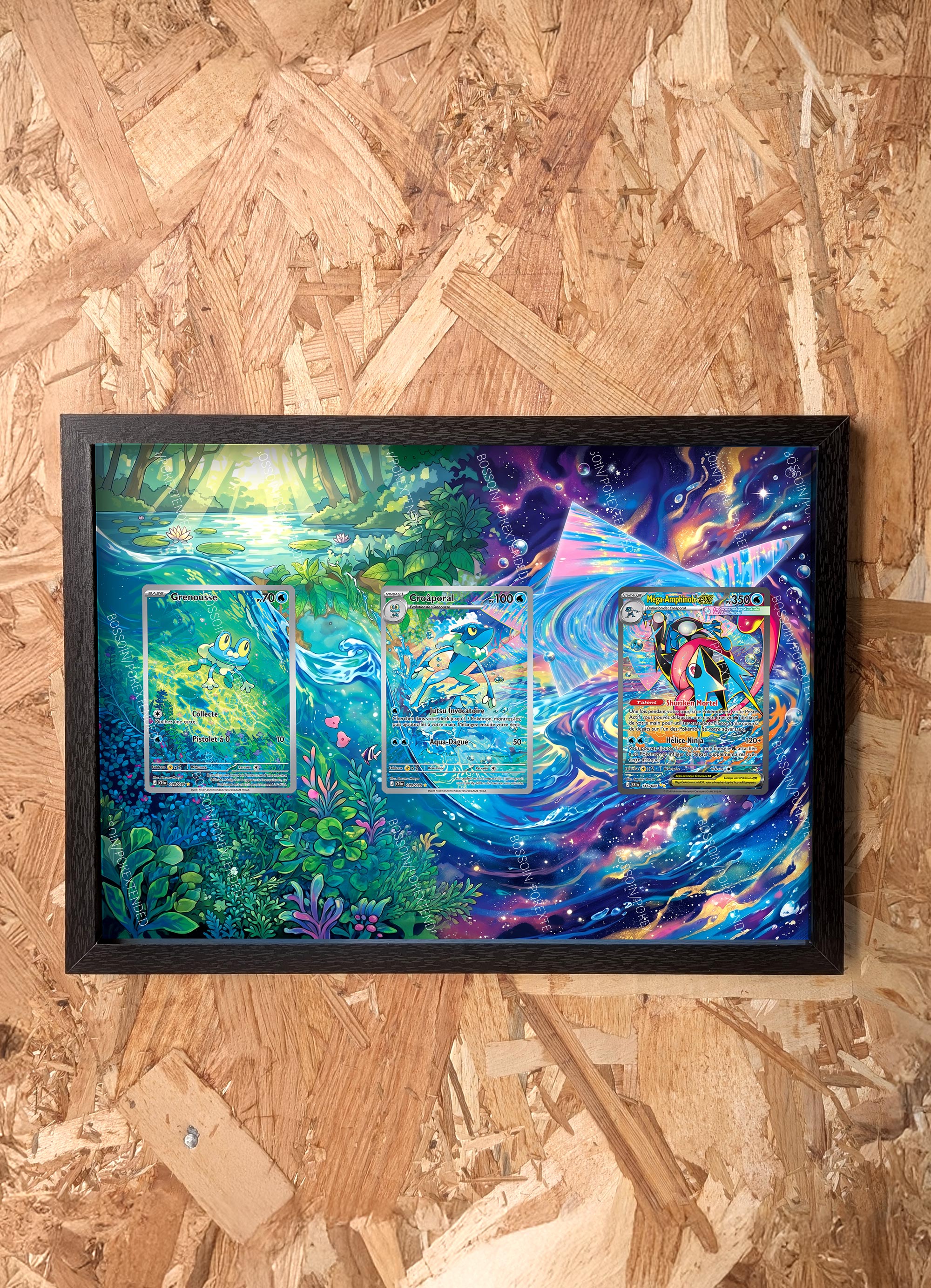 Pokemon Trio Frame MEG Bulbasaur 133 Ivysaur 134 Venusaur 177 / Bulbasaur Ivysaur Venusaur