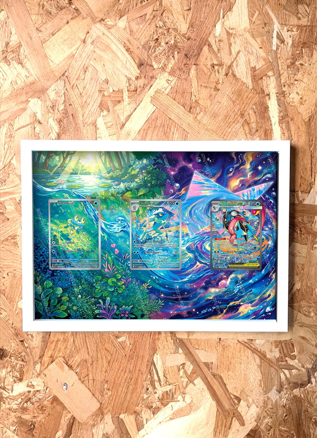 Pokemon Trio Frame MEG Bulbasaur 133 Ivysaur 134 Venusaur 177 / Bulbasaur Ivysaur Venusaur