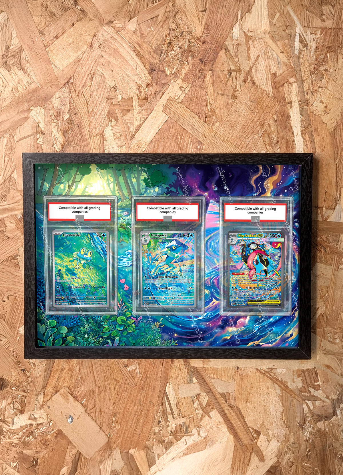 Pokemon Trio Frame MEG Bulbasaur 133 Ivysaur 134 Venusaur 177 / Bulbasaur Ivysaur Venusaur