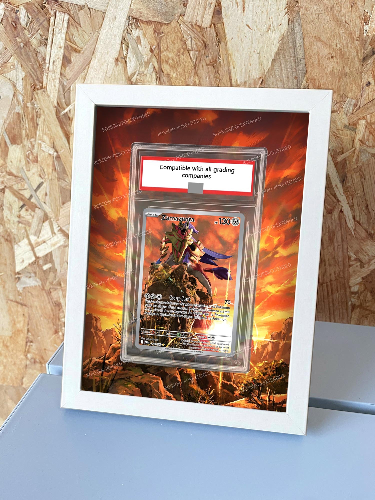 Cadre Pokemon DRI 201 / sv10 107 / Zamazenta