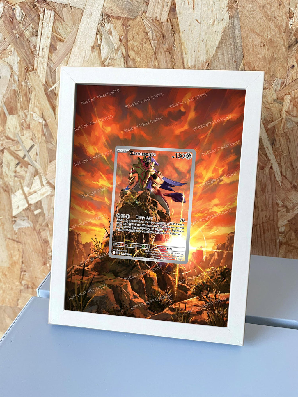Cadre Pokemon DRI 201 / sv10 107 / Zamazenta
