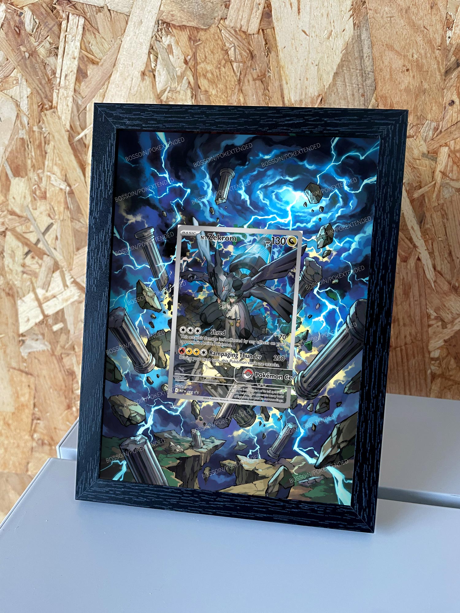 Pokemon Frame MEP 031 / m2a 210 / N's Zekrom Promo / N's Zekrom