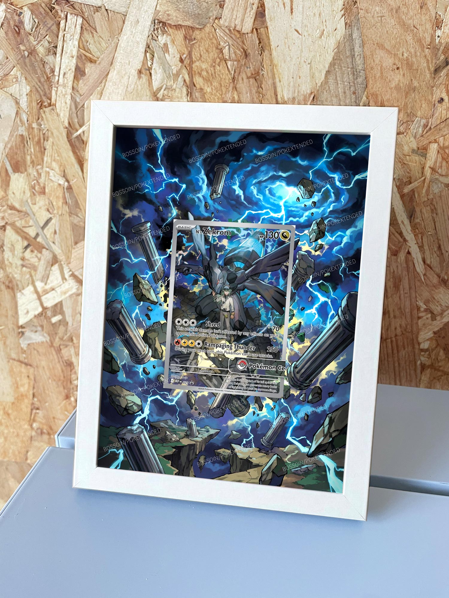 Pokemon Frame MEP 031 / m2a 210 / N's Zekrom Promo / N's Zekrom
